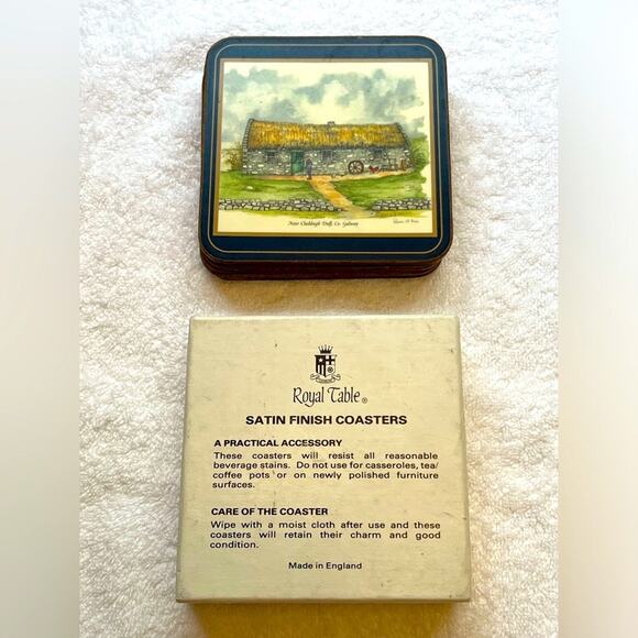 Royal Table satin finish coasters: set of 5 - Picture 1 of 9